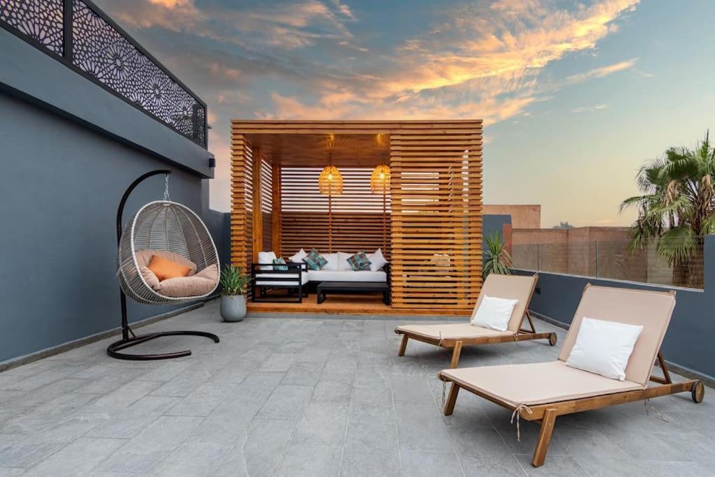 2 Bed With Rooftop Pool & Gym Downtown Marrakech Appartement Marrakesh